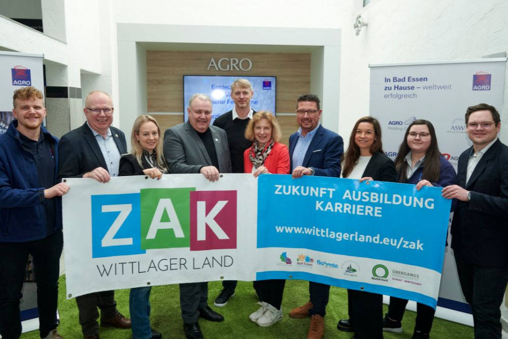 Ausbildungsmesse (ZAK) bei der Firma AGRO International in Bad Essen