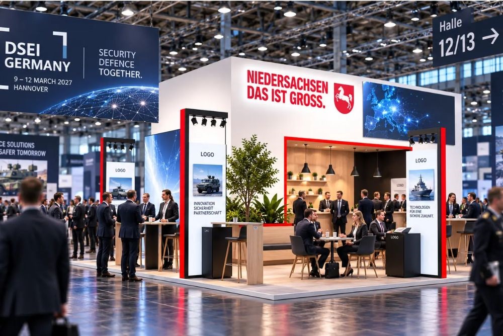 Gemeinschaftsstand Niedersachsen auf der DSEI Germany 2027