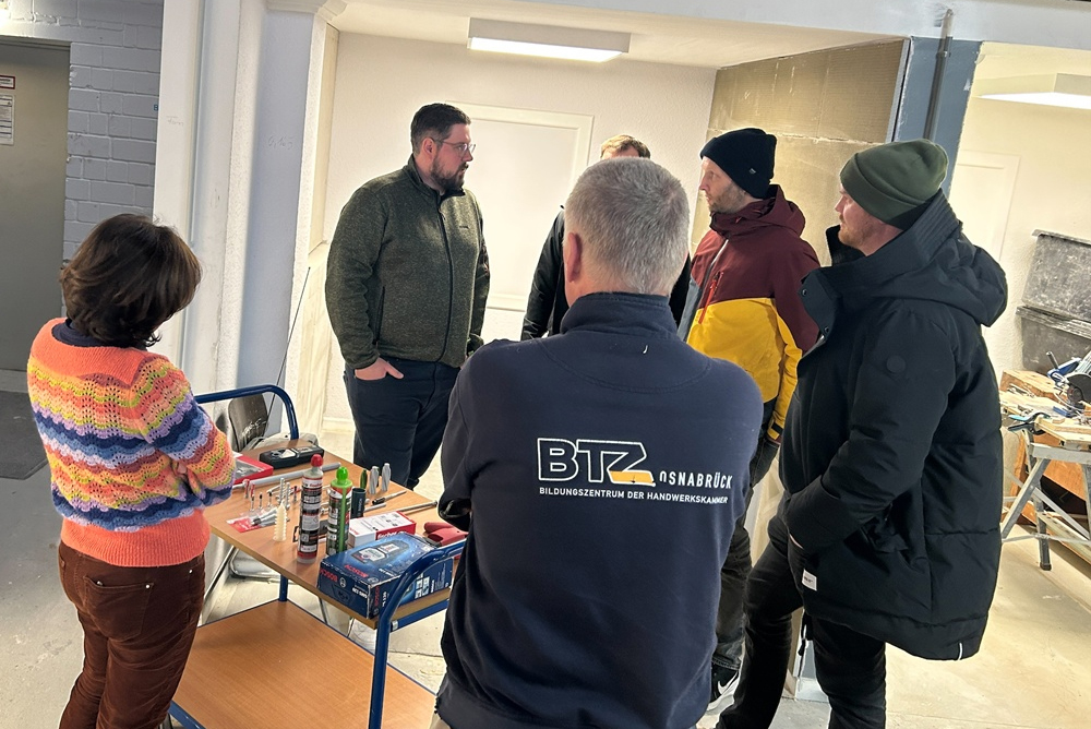 BerufePass nimmt Form an: Besuch der Werkstätten im Schinkel