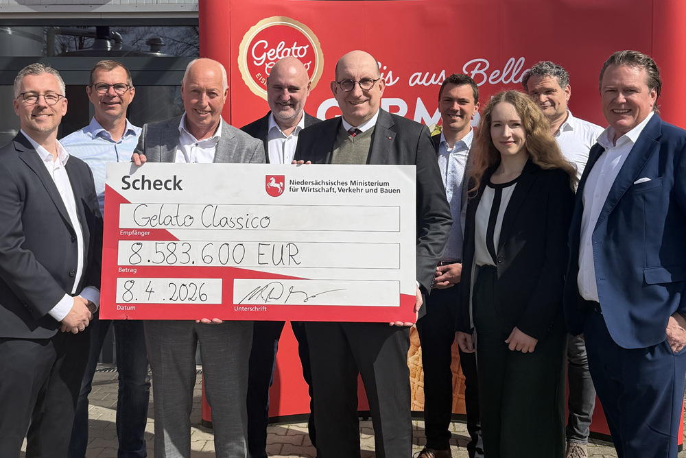 Gelato Classico erhält Förderbescheid für Neubau des Produktionsstandortes