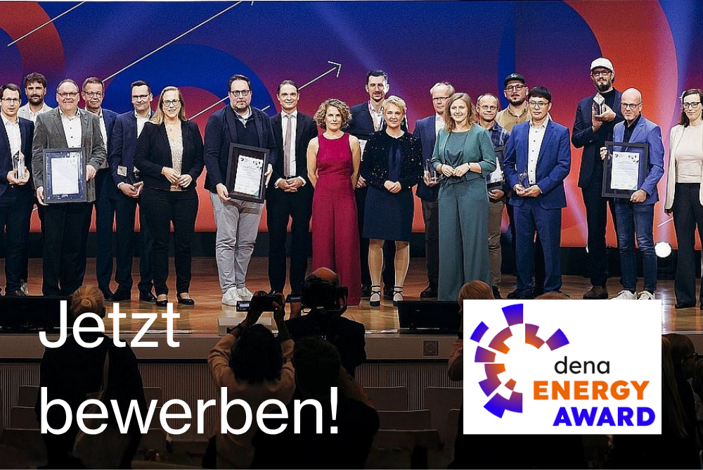 Unternehmen aufgepasst: Jetzt für den dena Energy Award bewerben