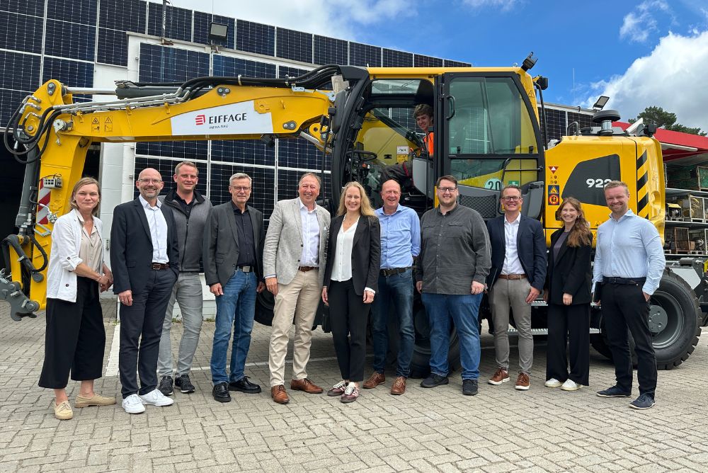 Landrätin und WIGOS besuchten die Eiffage Infra-Nordwest GmbH