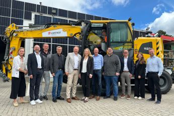 Landrätin und WIGOS besuchten die Eiffage Infra-Nordwest GmbH