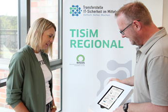 TISiM-Regionalstelle vor Ort auf SPIE OSMO Technologieforum