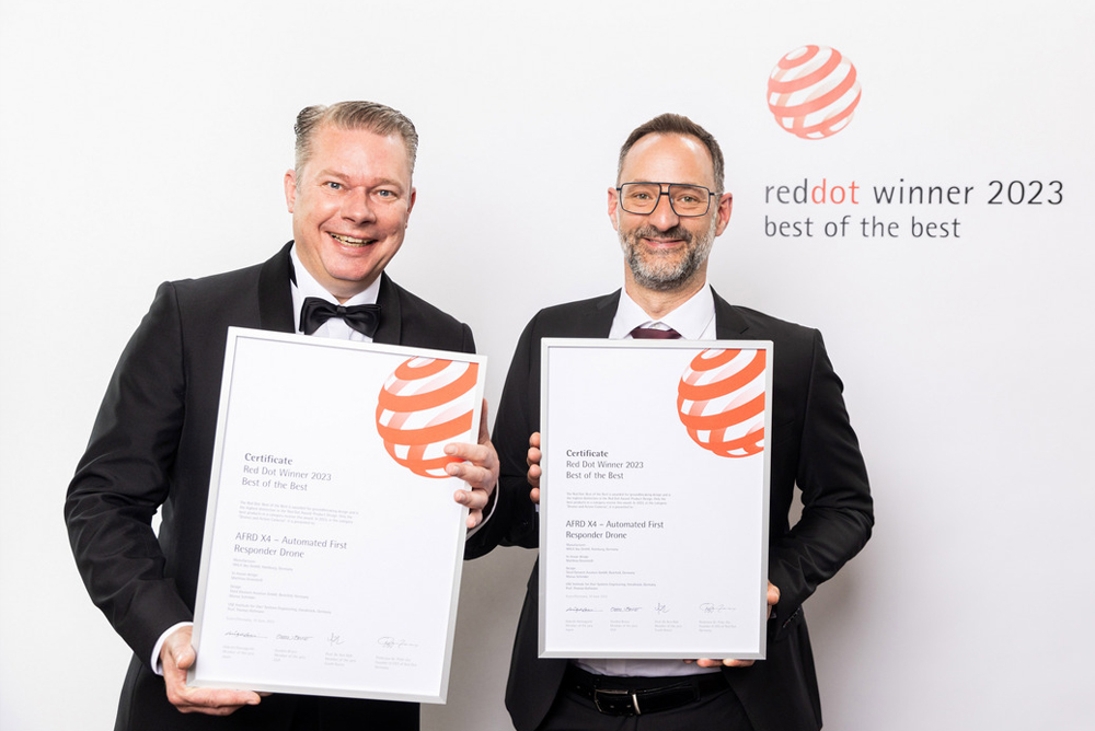 Red Dot Design Award 2023: Team der Hochschule Osnabrück erhält Auszeichnung für Drohnendesign