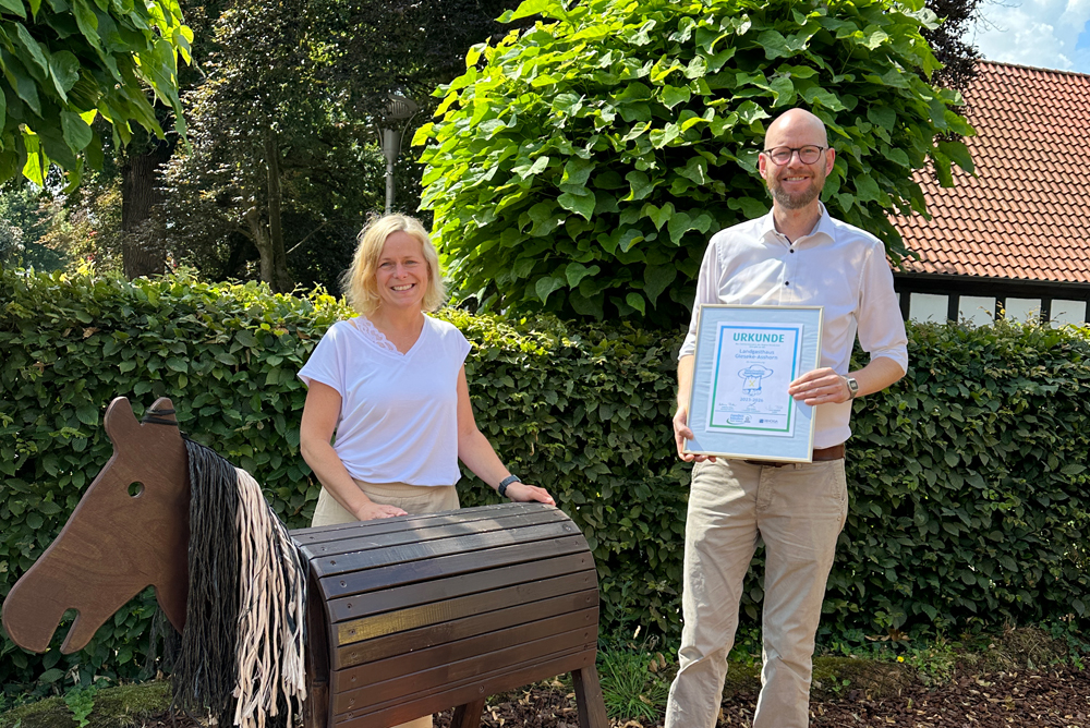 Familienbündnis zertifiziert Landgasthaus Gieseke-Asshorn in Bohmte