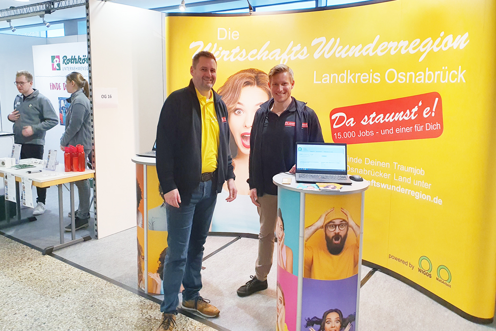 Axel Kolhosser und Patrick Ulbert vertraten die WirtschaftsWunderregion auf der "Chance"