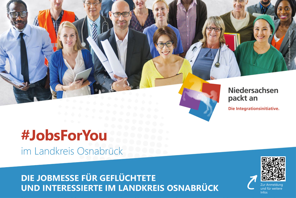 Die Jobmesse für Geflüchtete und Interessierte im Landkreis Osnabrück