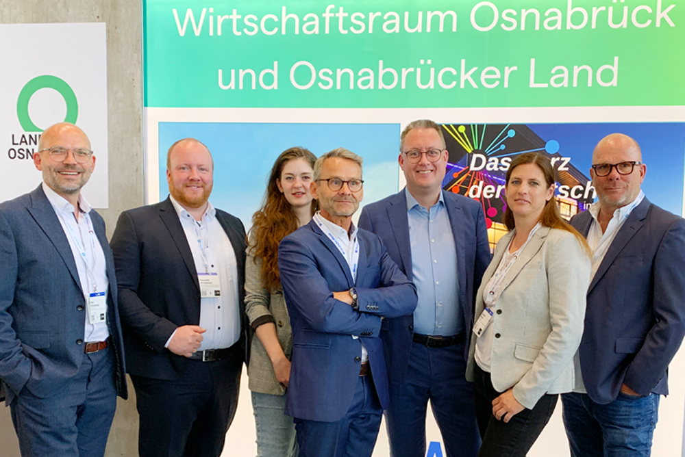 Gemeinschaftsstand Stadt und Landkreis Osnabrück auf der Real Estate Arena 2025