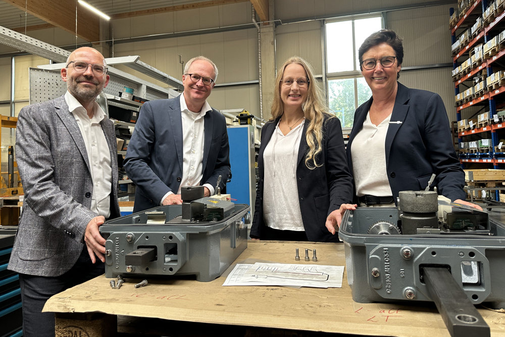 Landrätin und WIGOS besuchten die Friedrich Hippe Maschinenfabrik