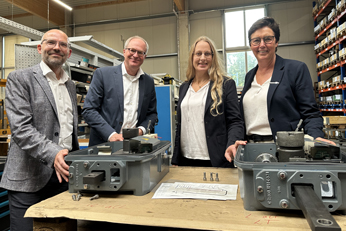 Landrätin und WIGOS besuchten die Friedrich Hippe Maschinenfabrik