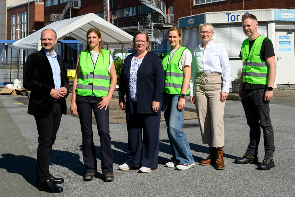 Begehungen auf dem ehemaligen Homann-Gelände in Dissen