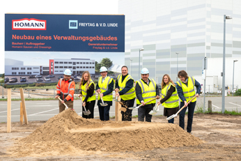 Homann investiert: Spatenstich für neues Verwaltungsgebäude in Bad Essen / Lintorf