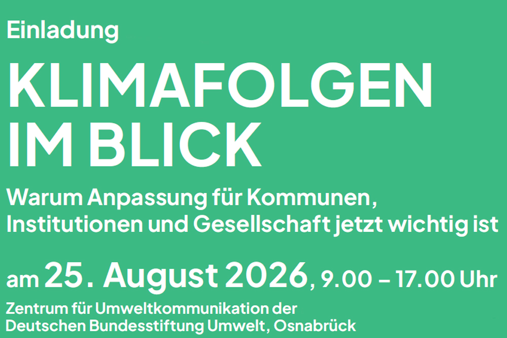 Veranstaltung "Klimafolgen im Blick"